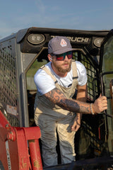 LIVSN Bottoms Birch / 28 / 30 Flex Canvas Overalls