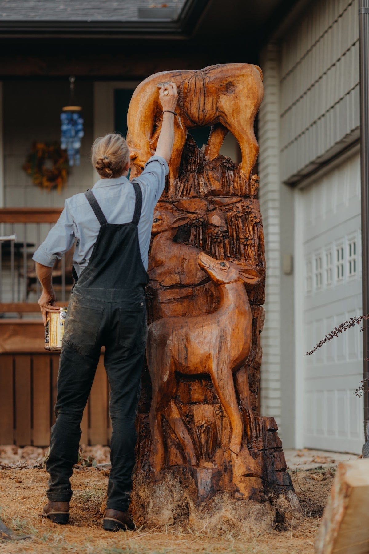 LIVSN Bottoms Black / 28 / 30 Flex Canvas Overalls