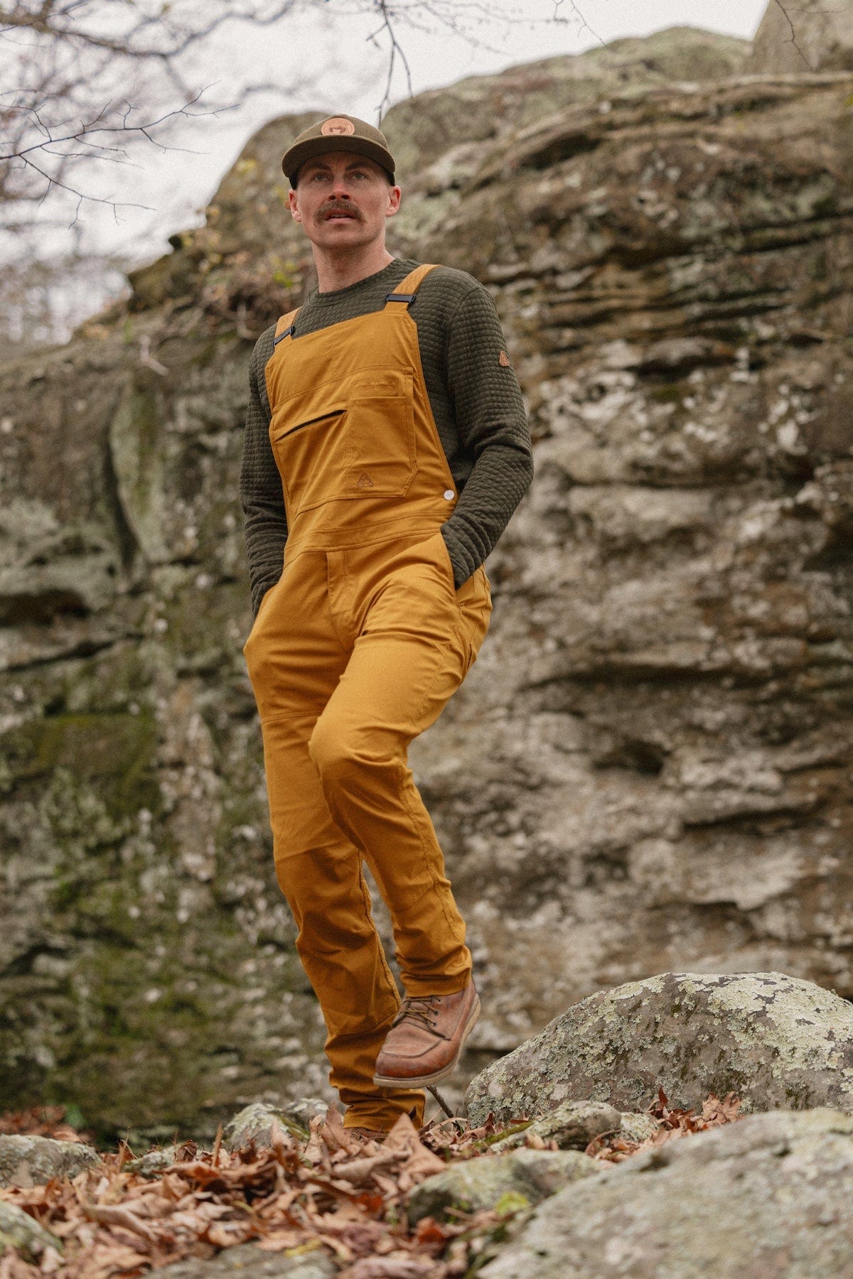 LIVSN Bottoms Caramel / 28 / 30 Men's Ecotrek Overalls