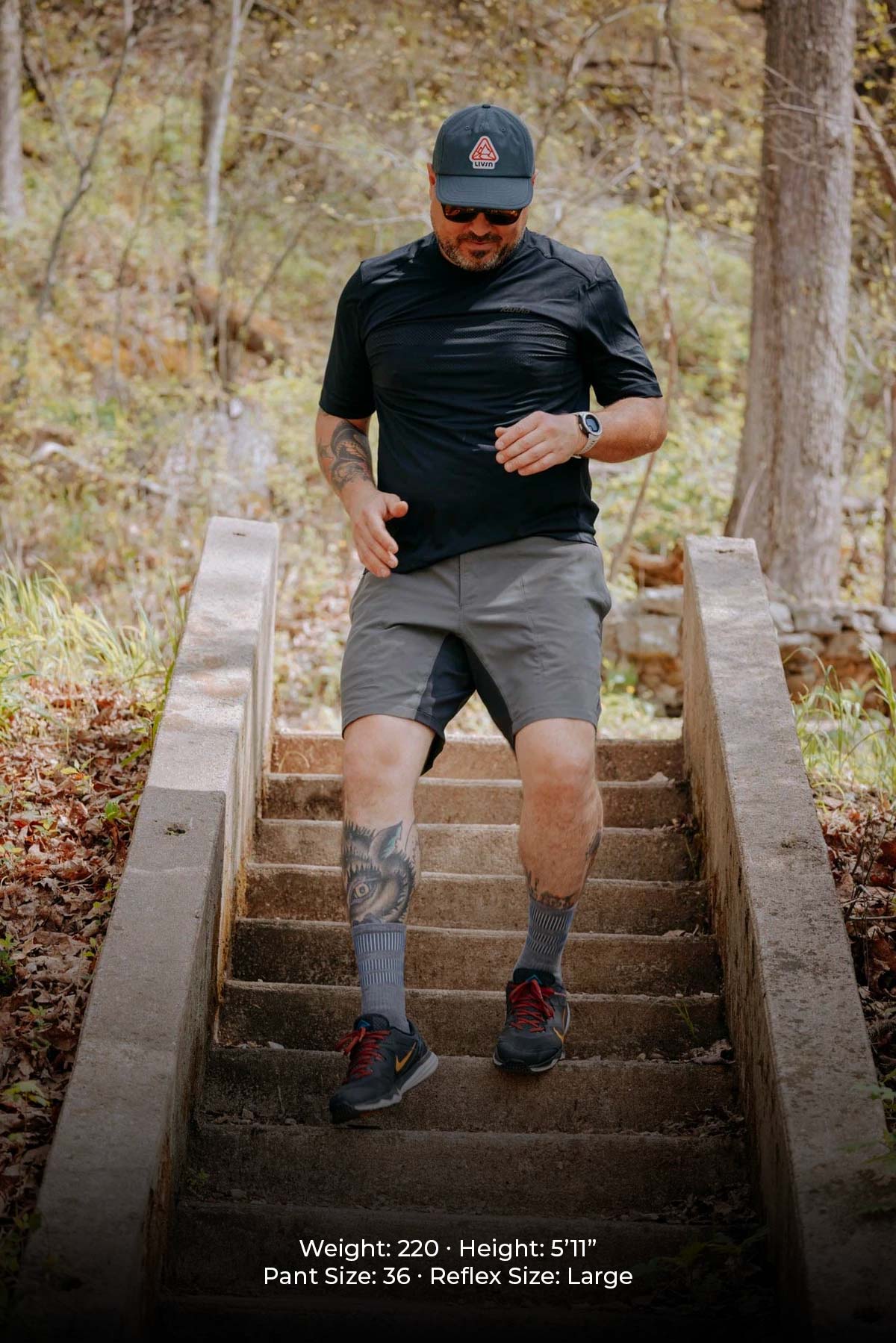 LIVSN Bottoms Charcoal / XS Reflex Shorts Seconds Quality