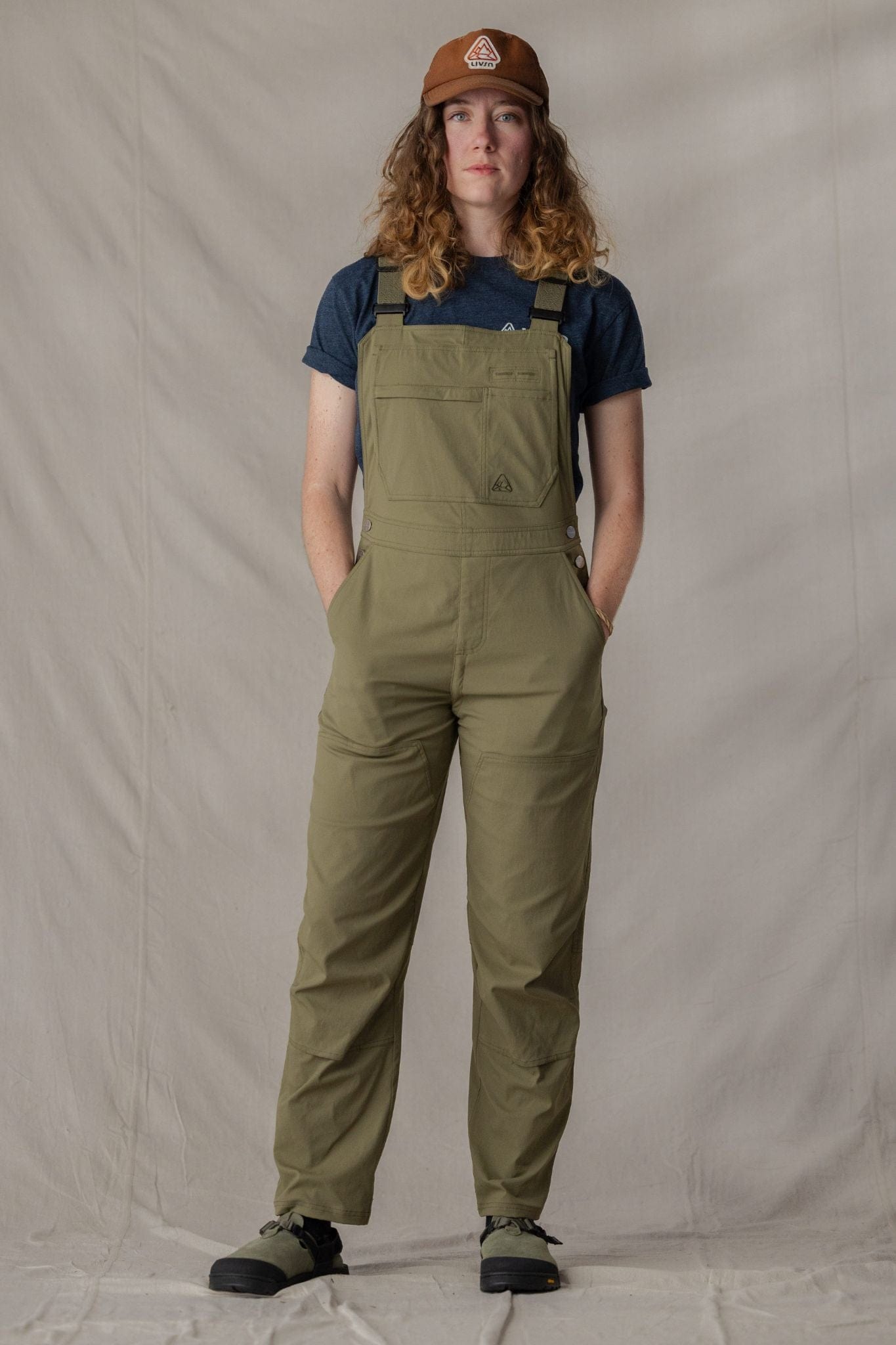 LIVSN Olive / 00 / 29 Women's Ecotrek Overalls Preorder