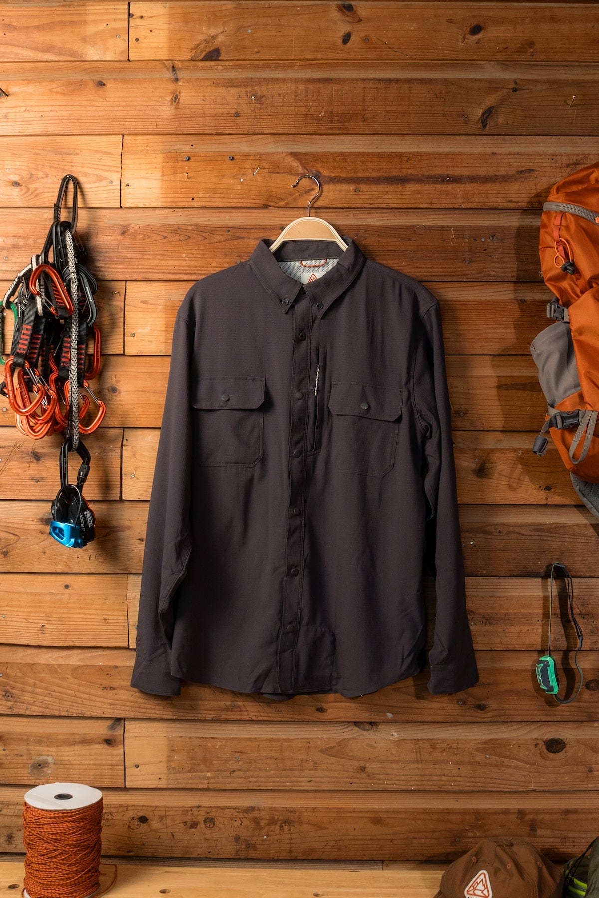 LIVSN Tops Charcoal / XS Creek Shirt