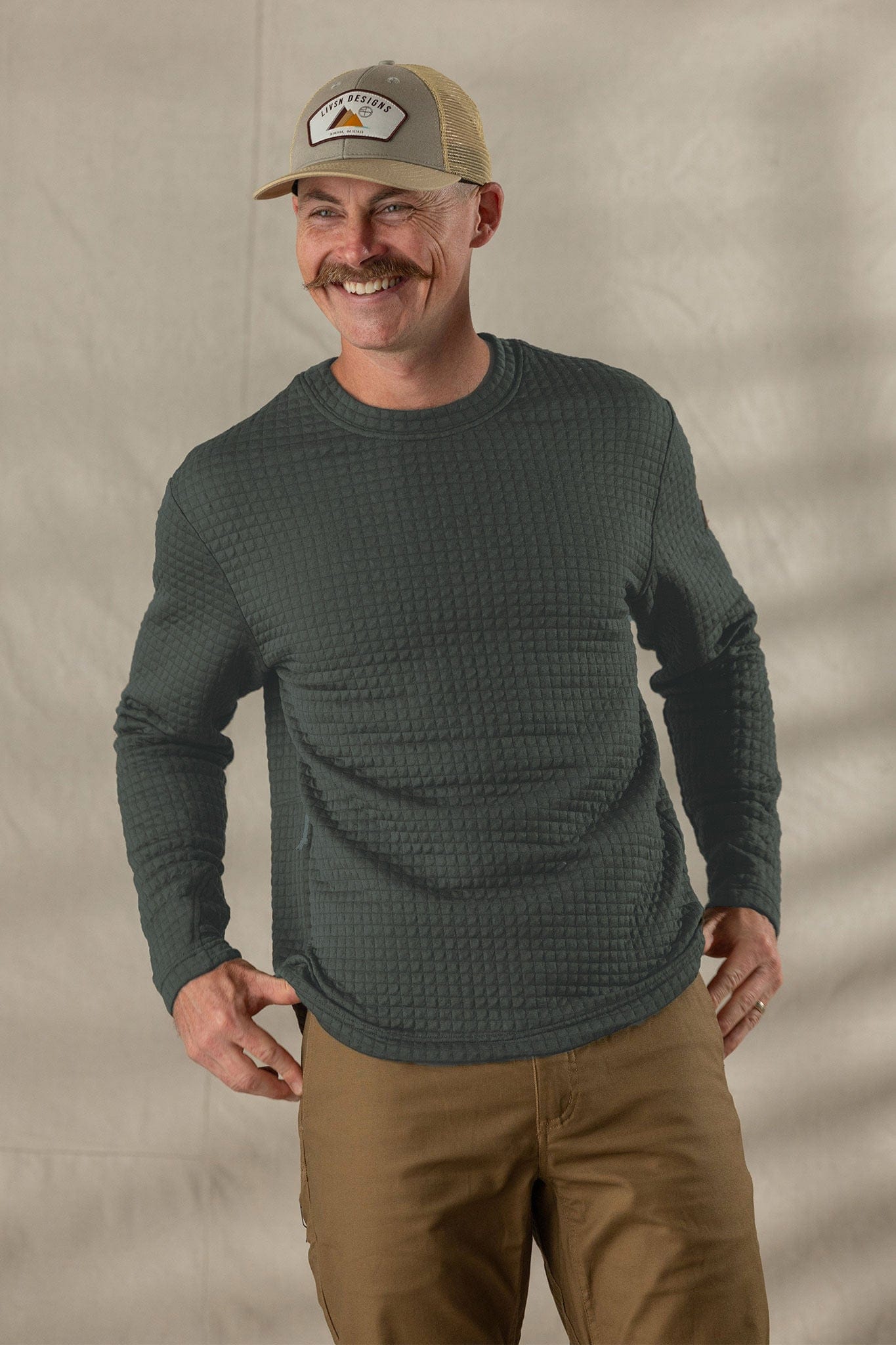 LIVSN Tops Deep Pewter / XS Highlands Sweater