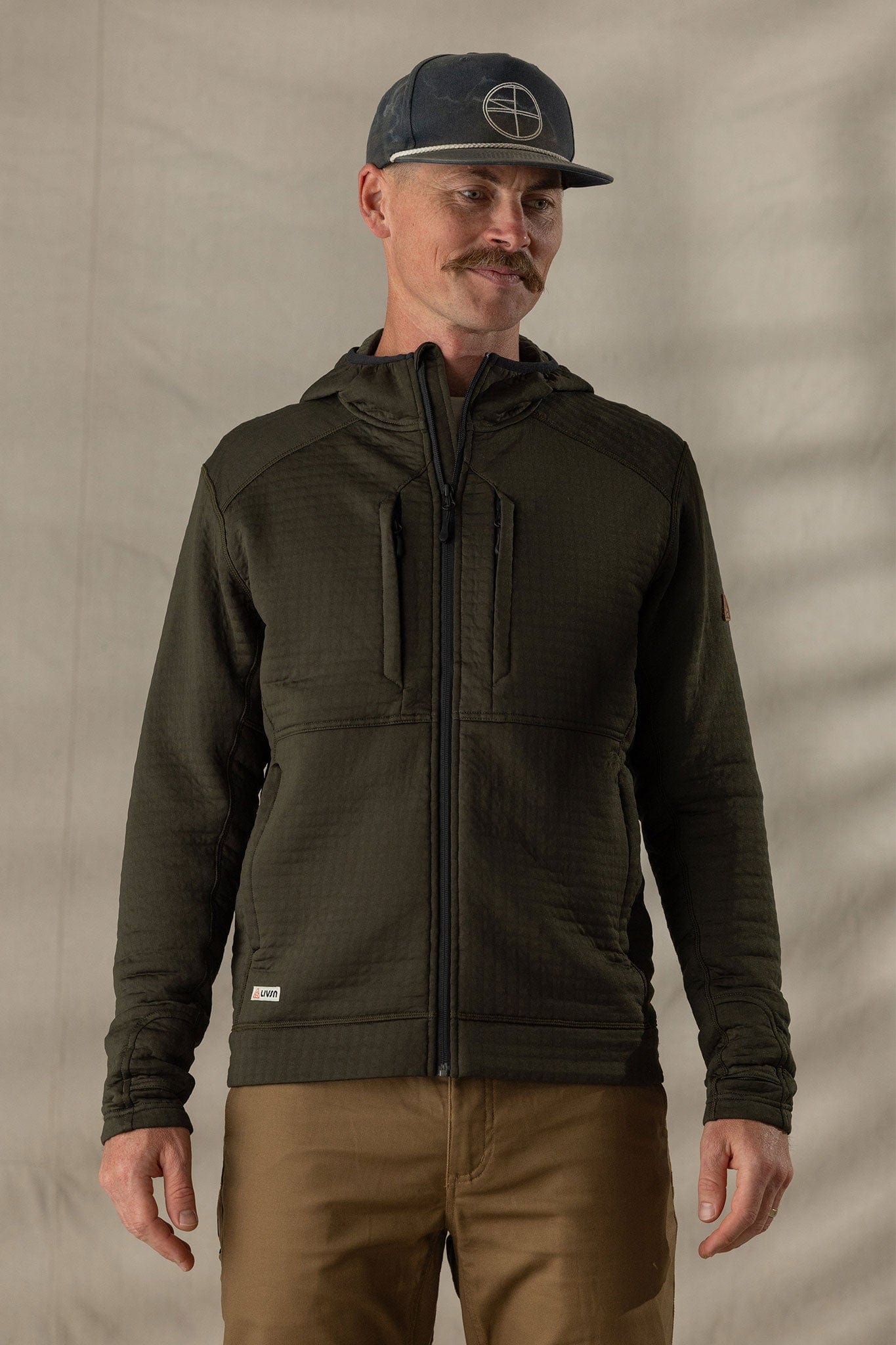 LIVSN Tops Olive / L Highlands Full Zip Preorder