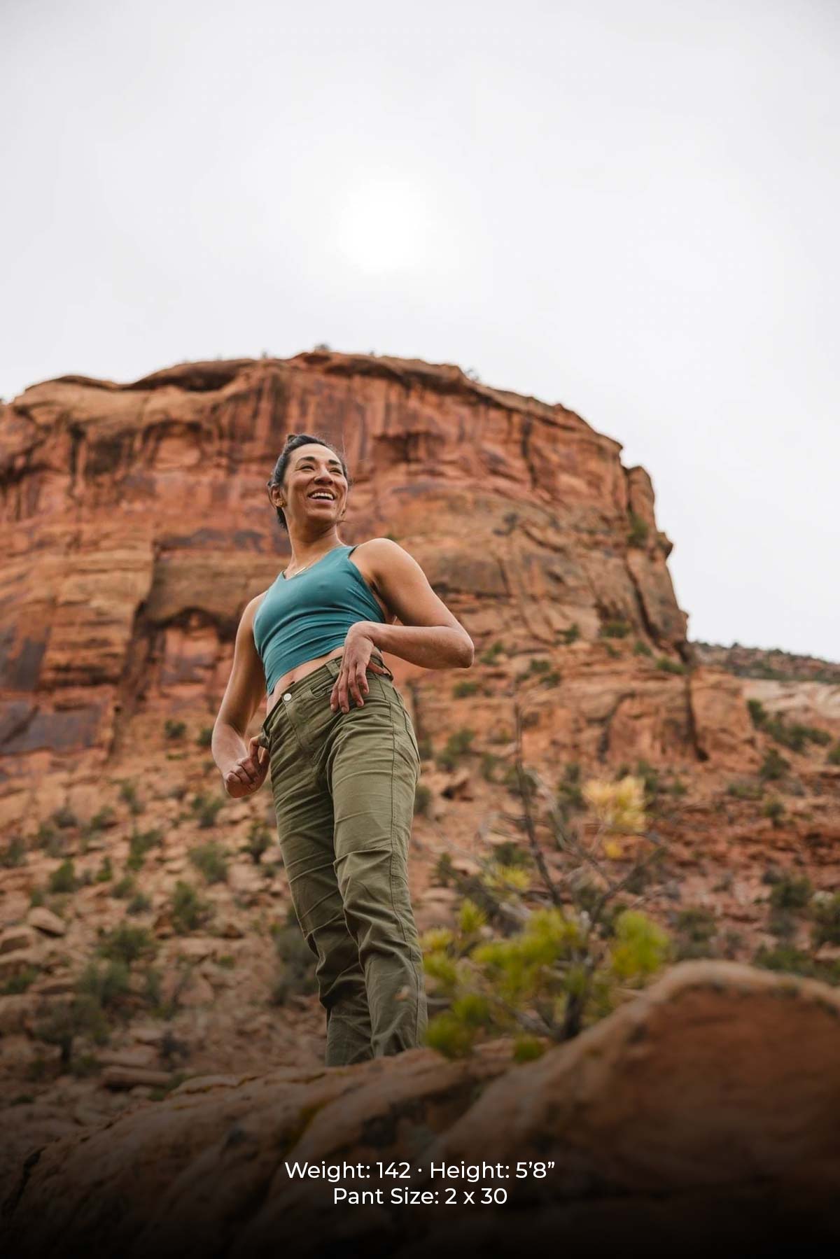 LIVSN Olive / 0 / 30 Women's Flex Canvas Pants