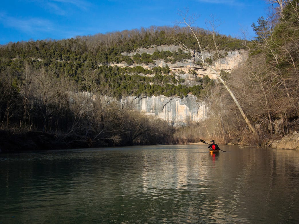 Paddling Arkansas' Buffalo River in Winter