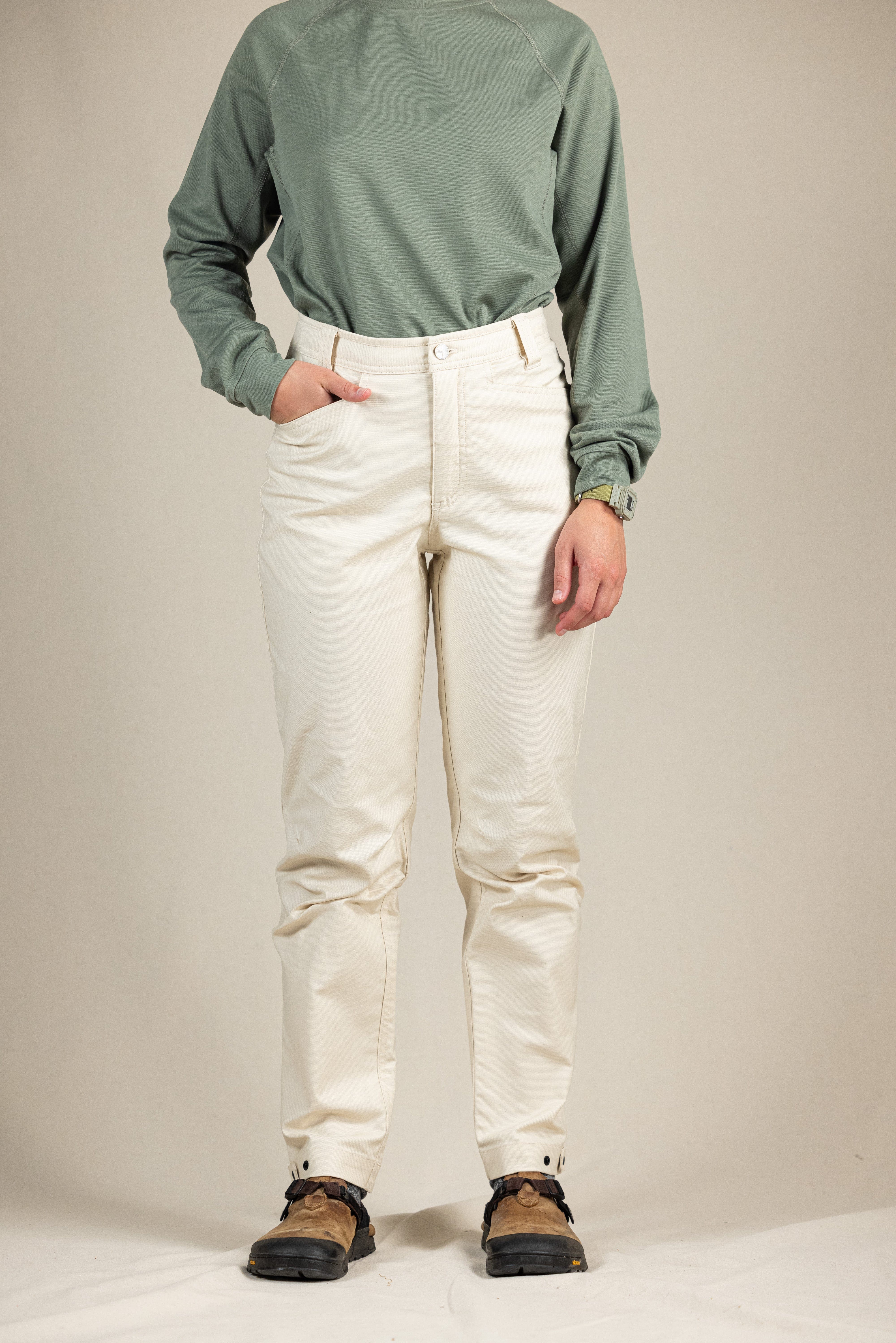 LIVSN Bottoms Birch / 00 / 29 Women's Flex Canvas Pants V3