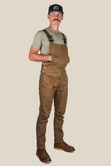 LIVSN Bottoms Brown / 28 / 30 Flex Canvas Overalls