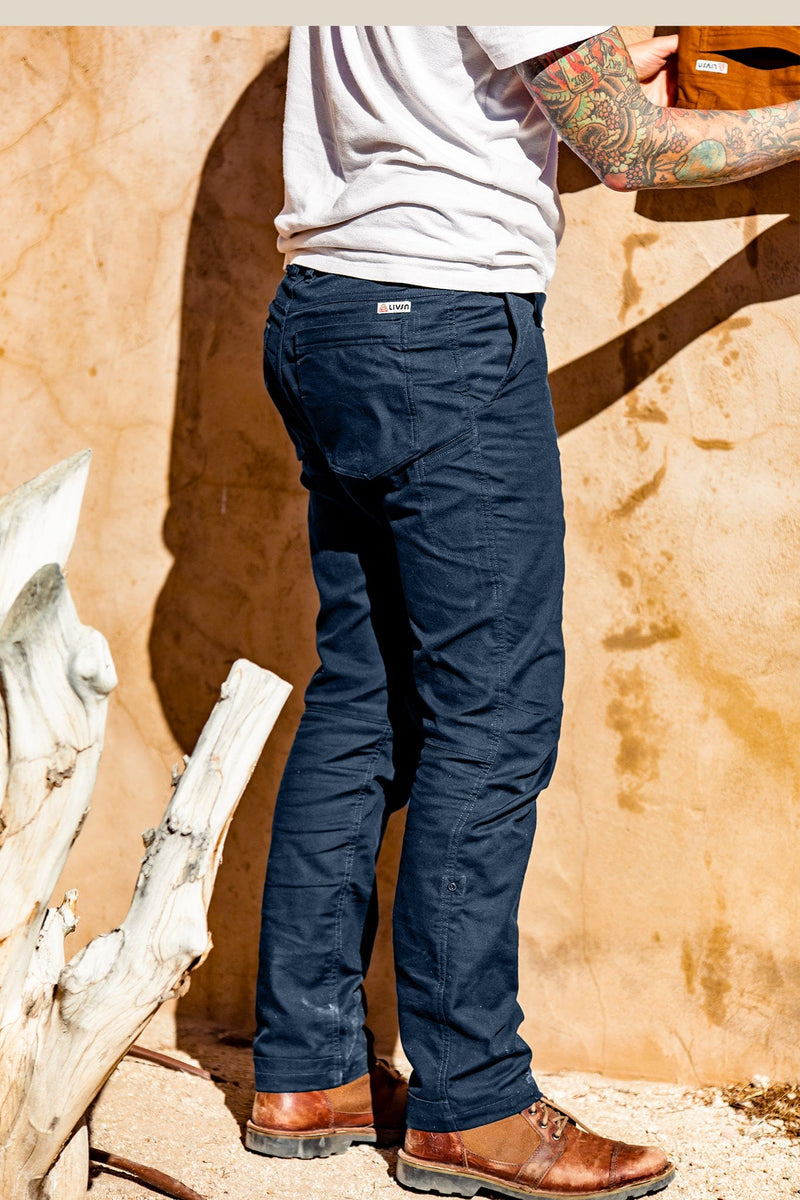 Flex Canvas Pants Navy – LIVSN