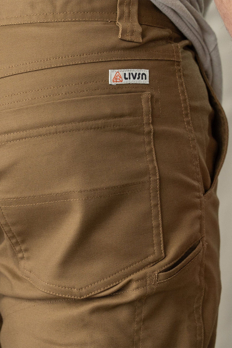 Flex Canvas Pants V3 - Brown – LIVSN