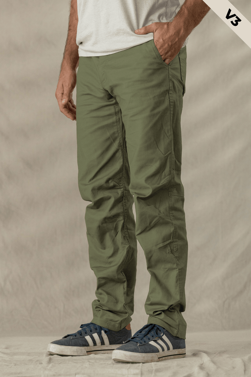 LIVSN Bottoms Olive / 30 / 30 Flex Canvas Pants V3 - Relaxed Fit