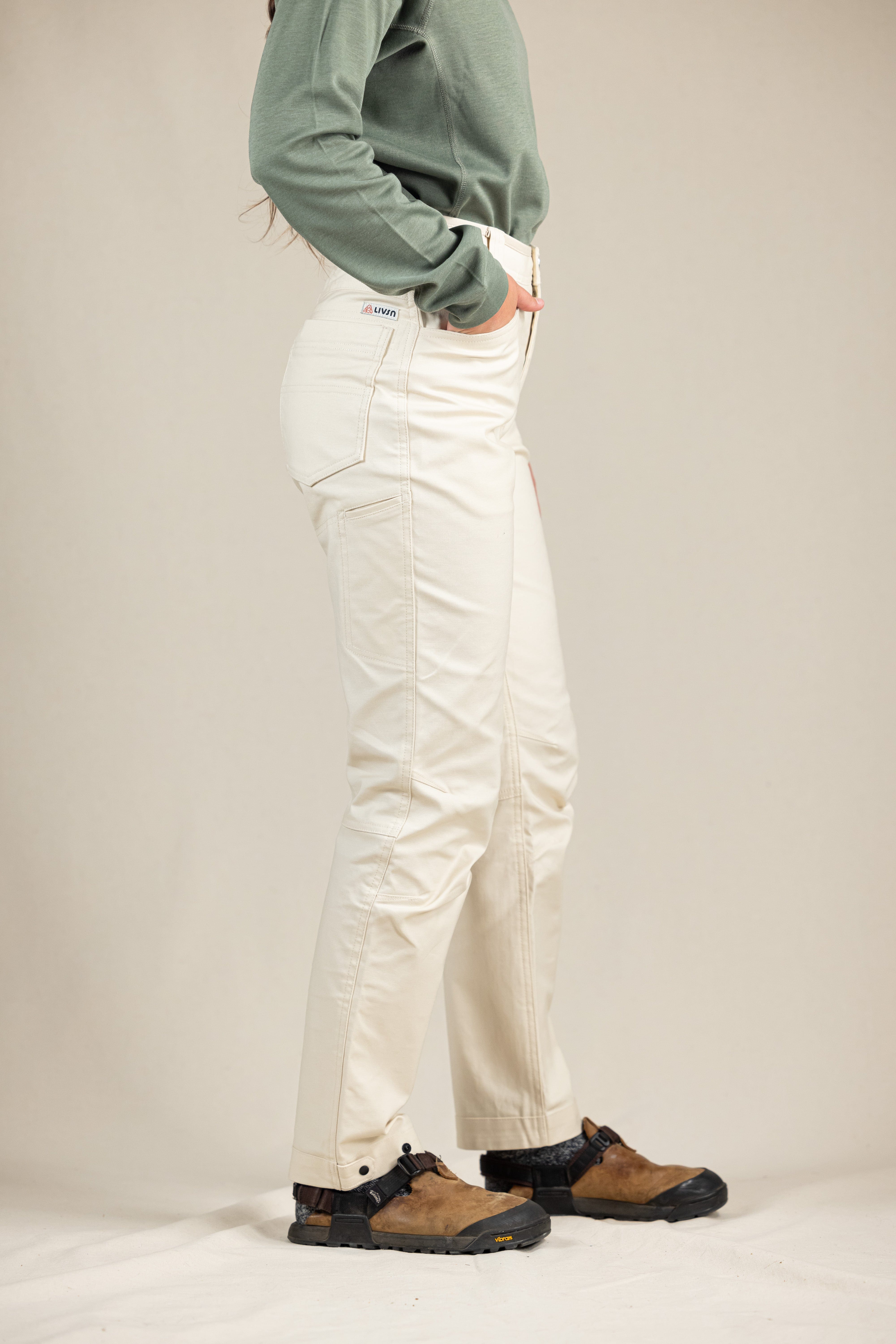 LIVSN Bottoms Women's Flex Canvas Pants V3