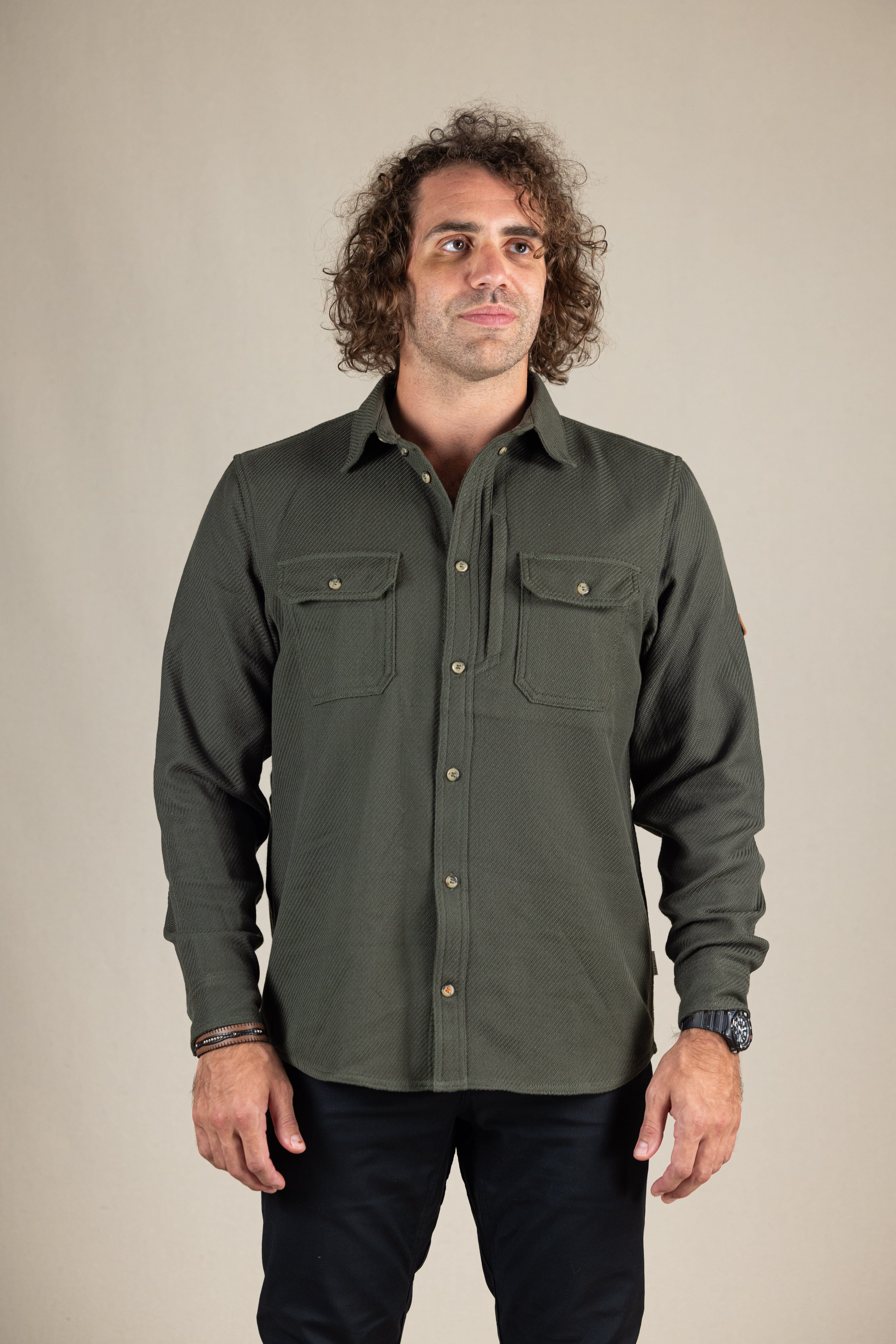LIVSN Tops Benchmark Field Flannel