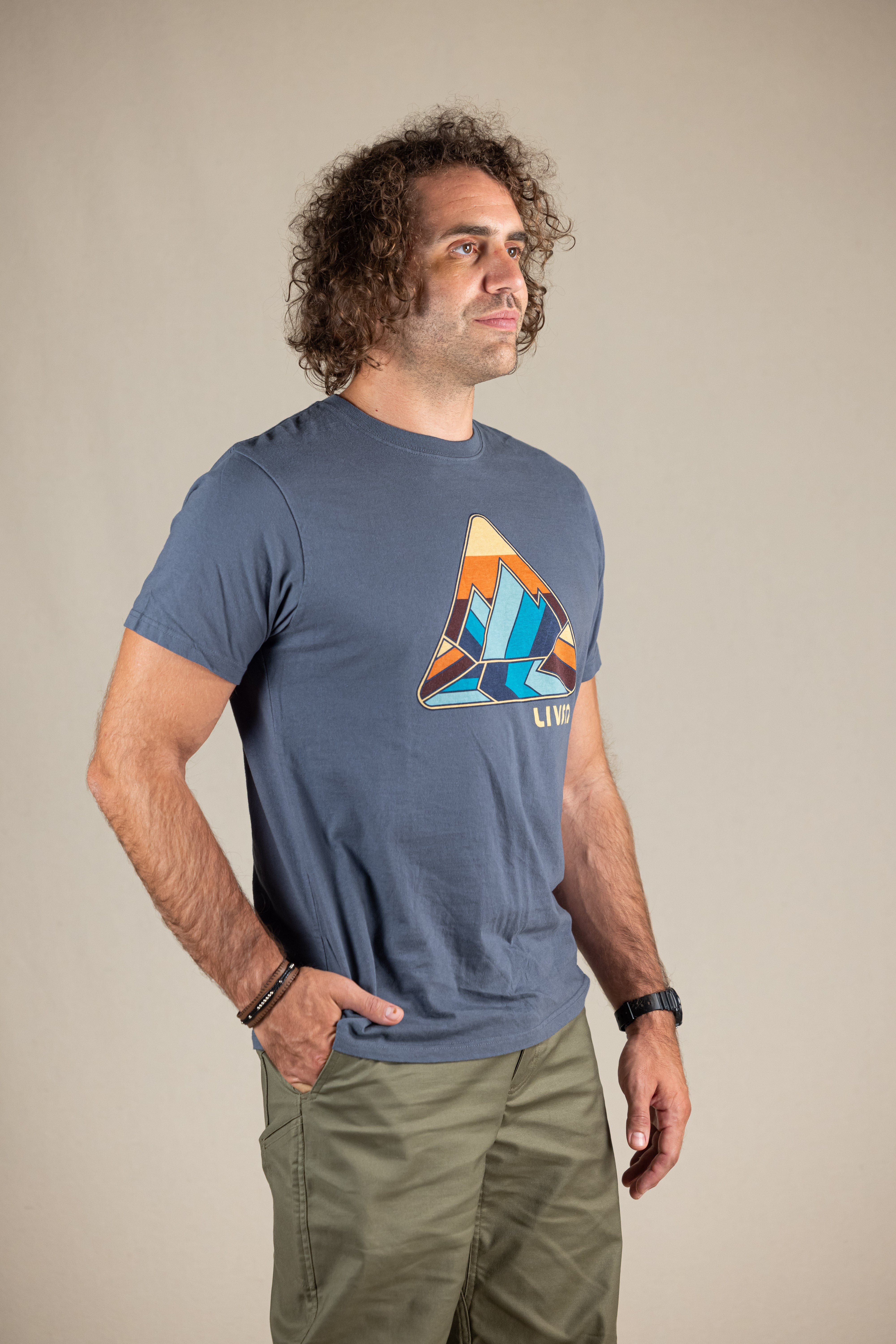 LIVSN Tops Cotton of the Carolinas Glass Mountain Tee