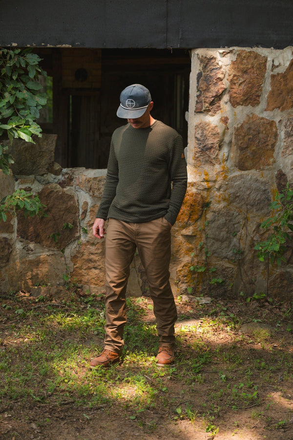 LIVSN Tops Dark Olive / XS Highlands Sweater