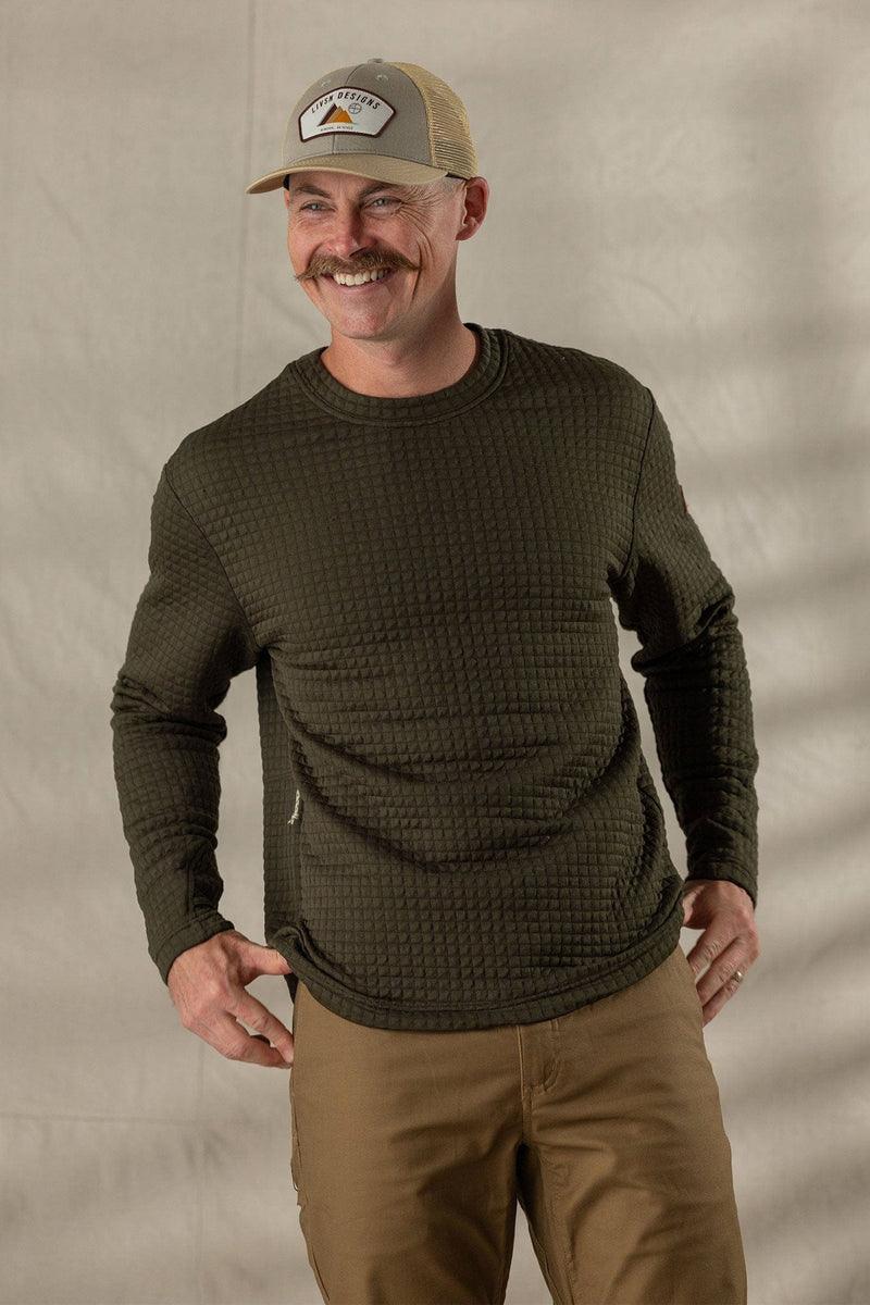 LIVSN Tops Dark Olive / XS Highlands Sweater