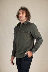 LIVSN Tops Dark Olive / XXS Benchmark Field Flannel