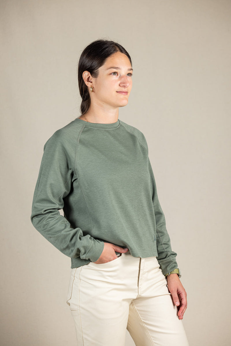LIVSN Tops Women's Keystone Long Sleeve
