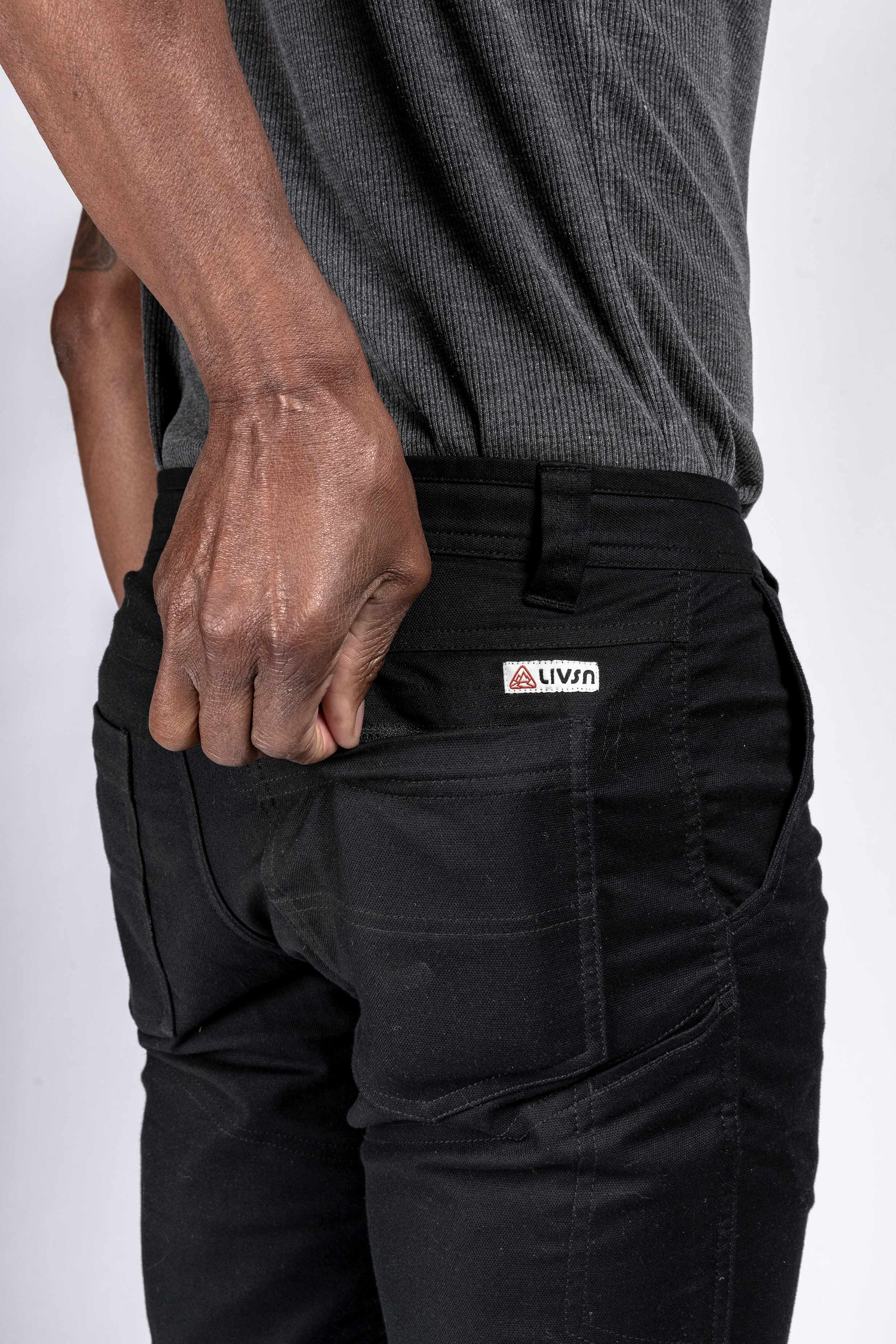 LIVSN Bottoms Flex Canvas Pants