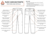 LIVSN Bottoms Flex Canvas Pants