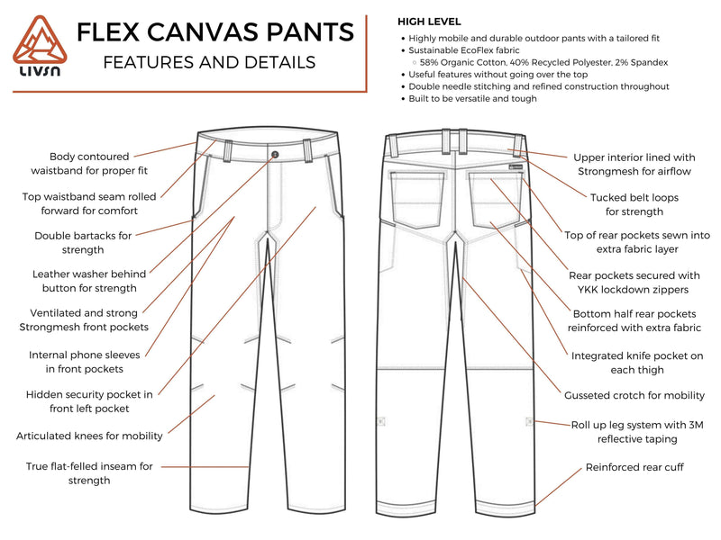 Flex Canvas Pants – LIVSN