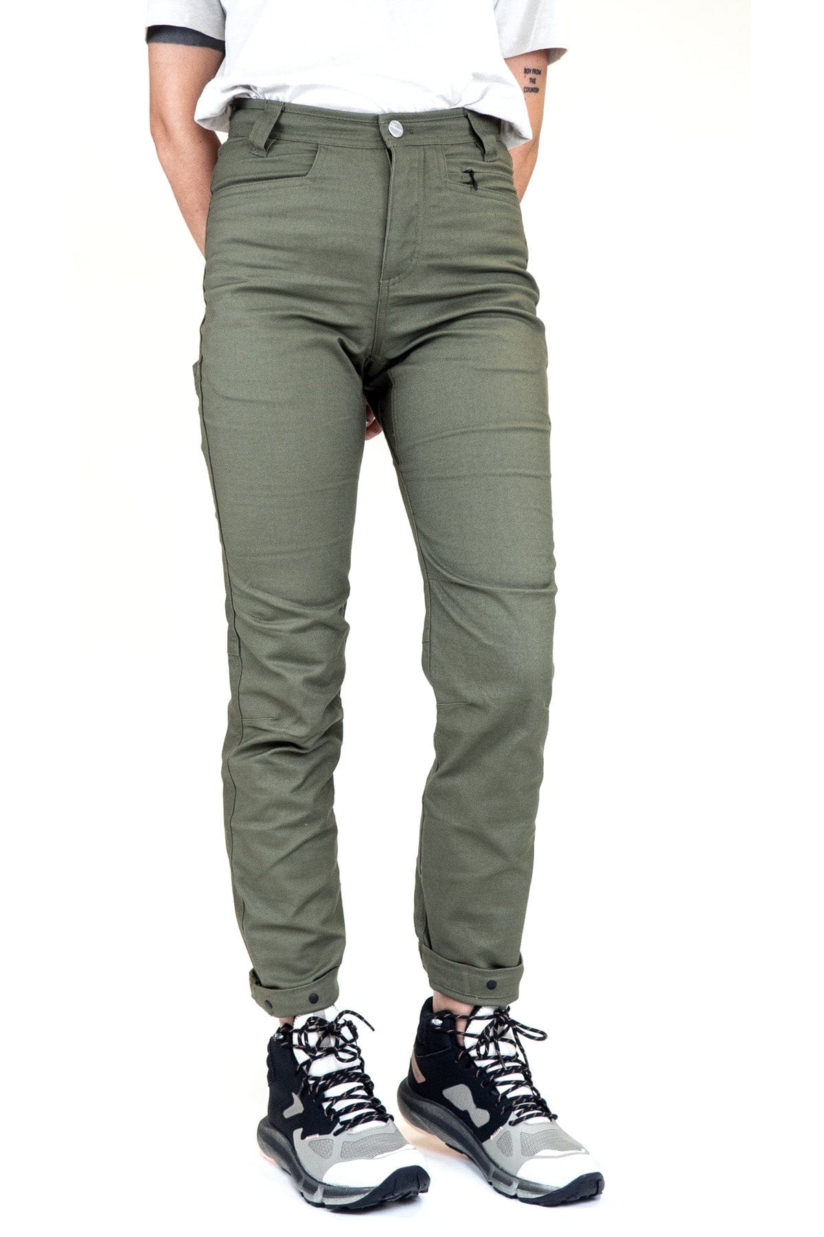 LIVSN Bottoms Women's Flex Canvas Pants