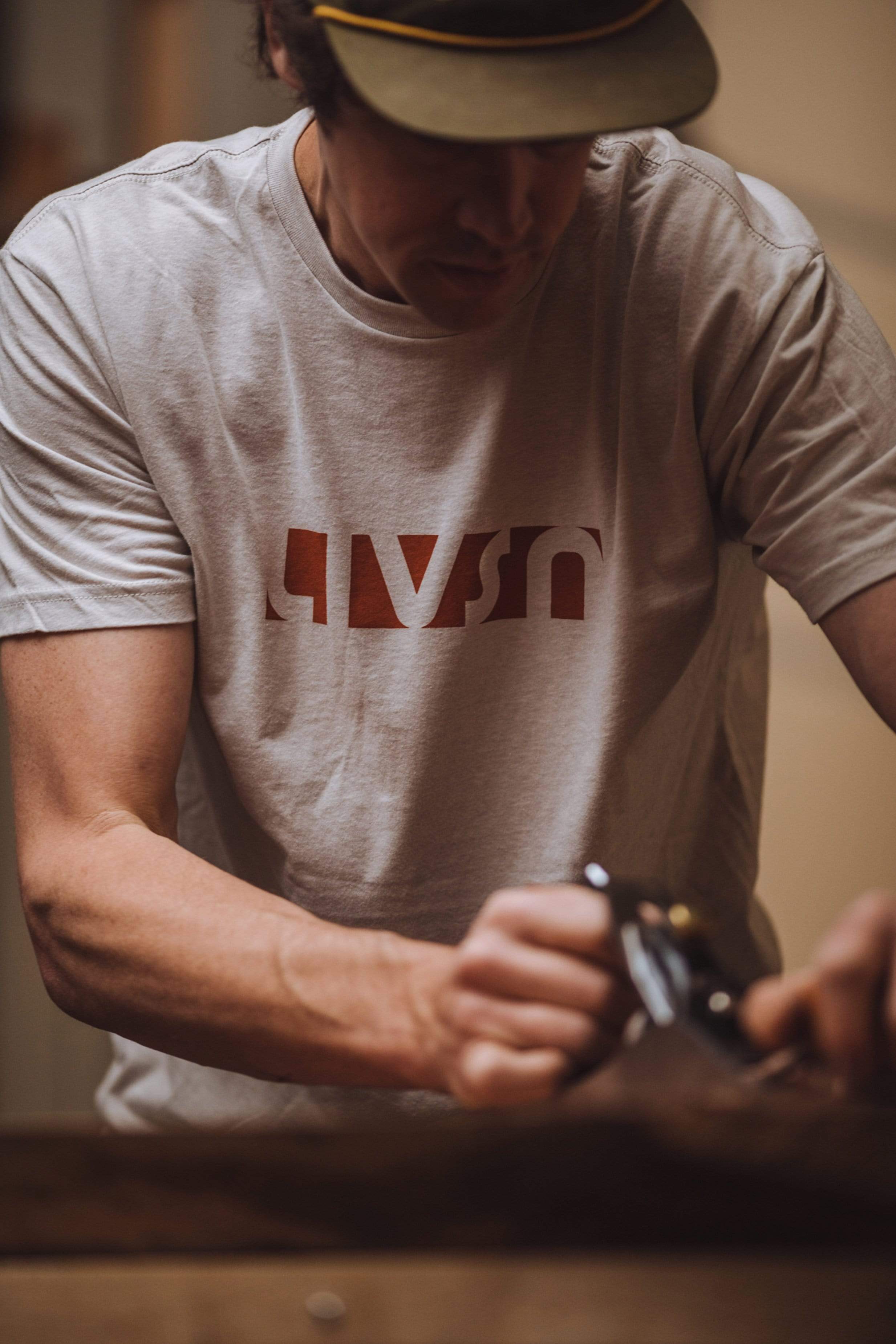 Livsn Designs Tops Negative Space Tee