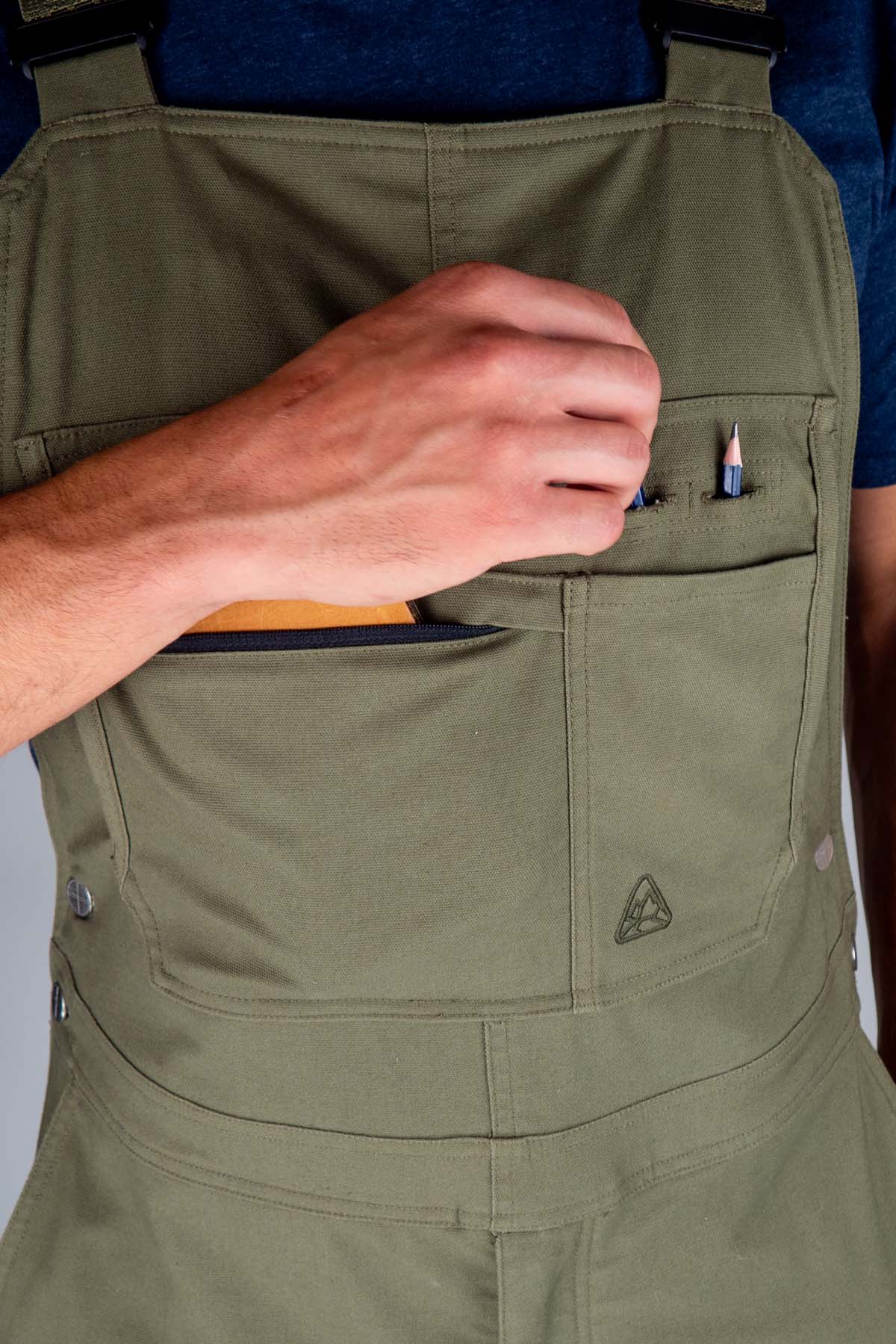 LIVSN Flex Canvas Overalls