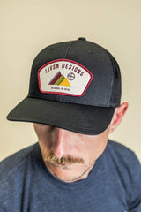 LIVSN Hats Black Three Peaks Hat