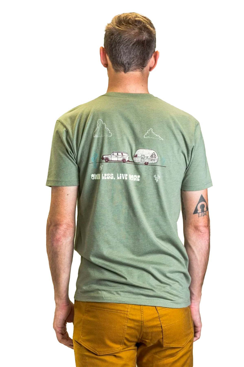 LIVSN Tops S / Olive Live More Tee
