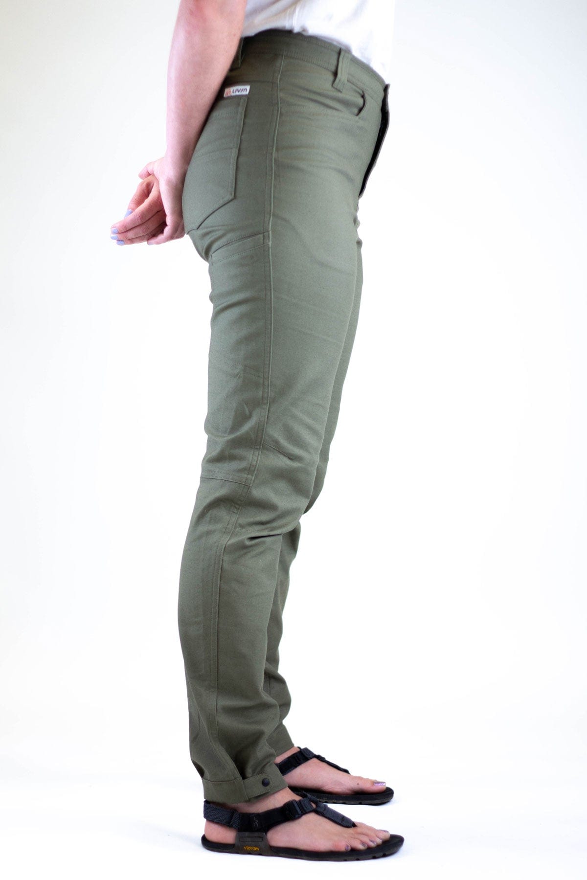 LIVSN Women's Flex Canvas Pants